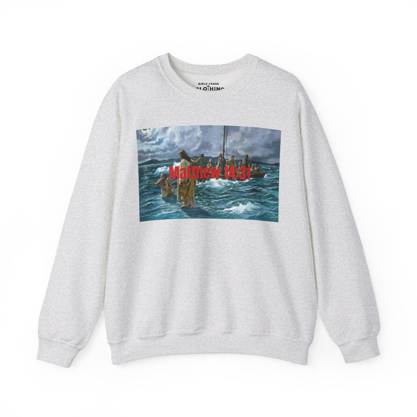 Matthew 14:31 Unisex Crewneck Sweatshirt