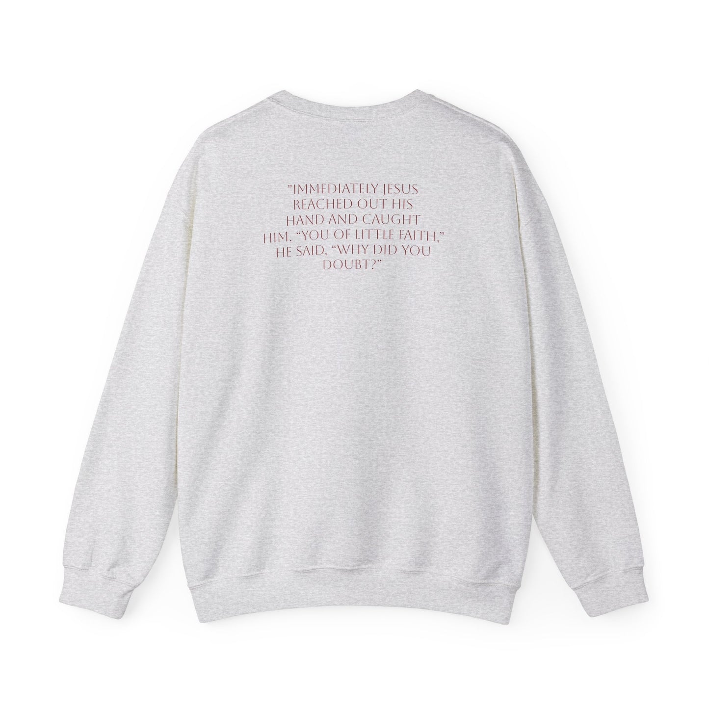 Matthew 14:31 Unisex Crewneck Sweatshirt