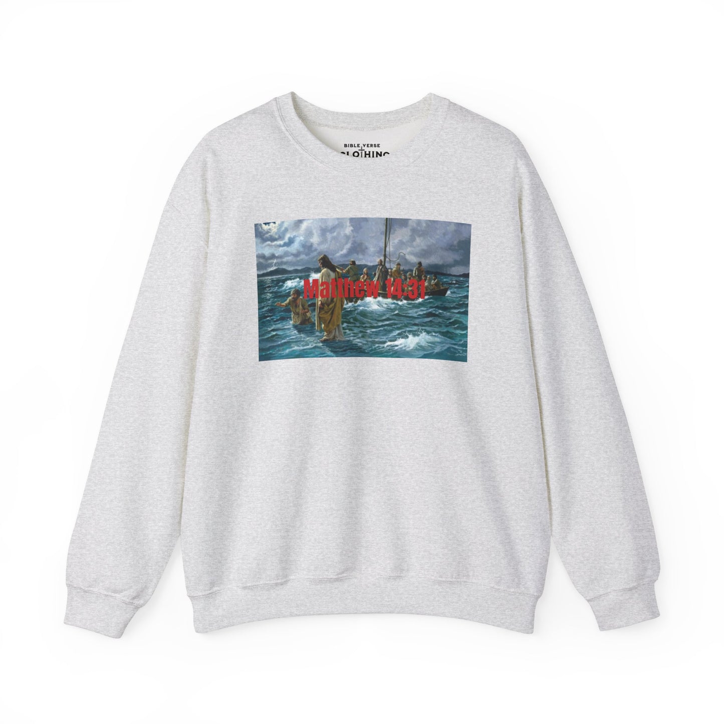 Matthew 14:31 Unisex Crewneck Sweatshirt