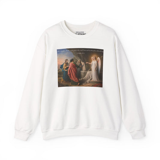 Three Women on the Tomb of Christ Unisex Crewneck Sweatshirt