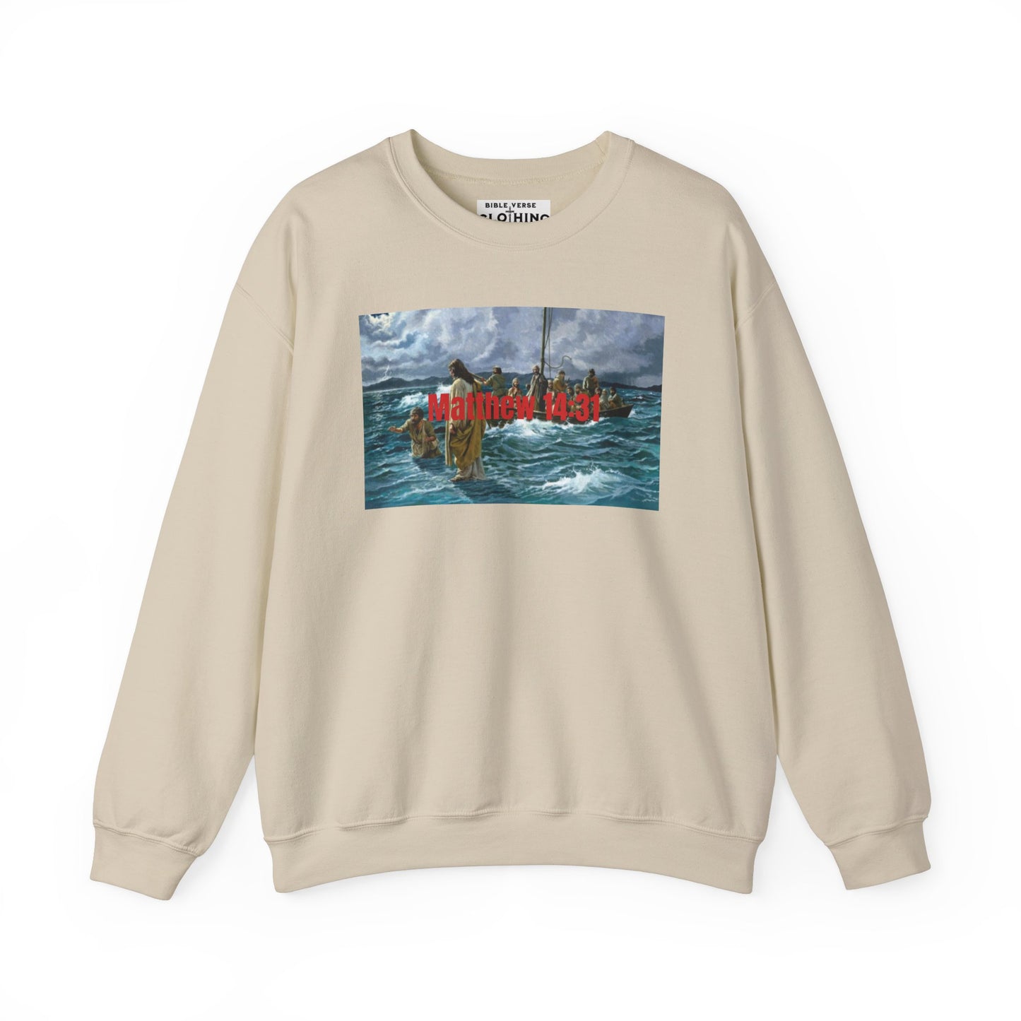 Matthew 14:31 Unisex Crewneck Sweatshirt